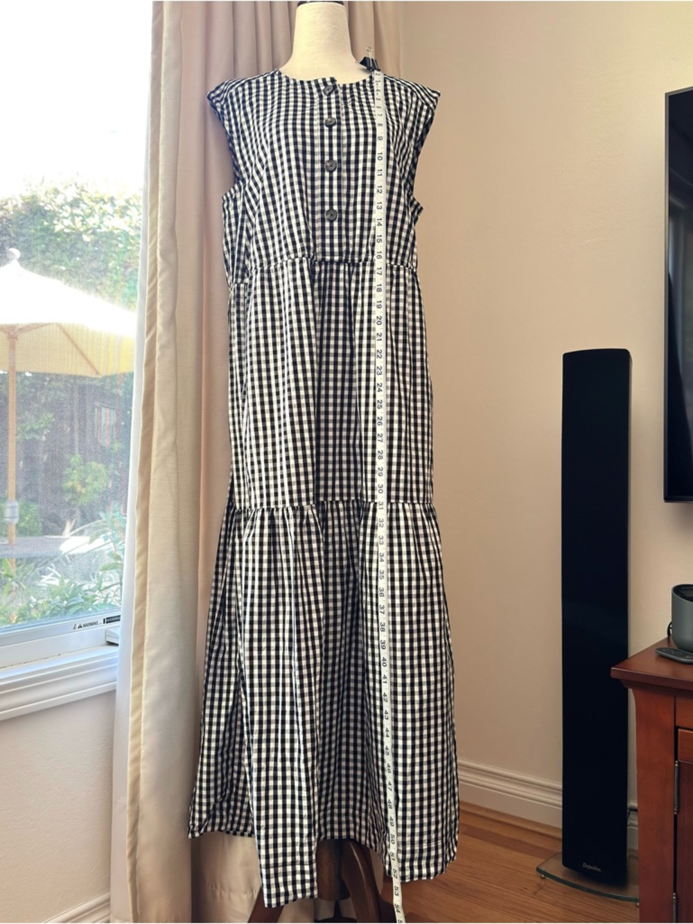 Everlane The Tiered Midi Dress Medium - Picture 7 of 12